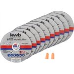 KWB Dünntrennscheiben-Set in Dose 10-tlg. O 125mm