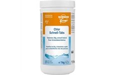 Summer Fun Chlor Schnell-Tabs, 1 kg, 20g Tabletten