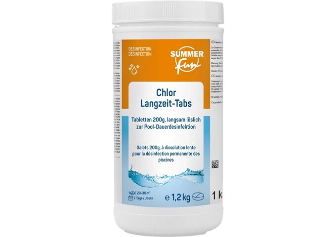 Summer Fun Chlor Langzeit-Tabs 200 g - 1,2 kg