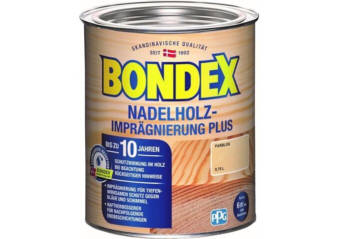 Bondex Bondex Nadelholz-Imprägnierung Plusfarblos 0,75L