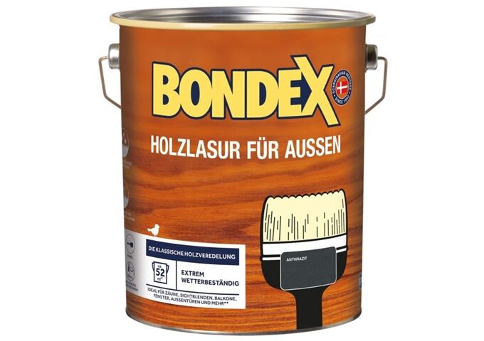 Bondex Bondex Holzlasur für Außen 4,00 L anthrazit