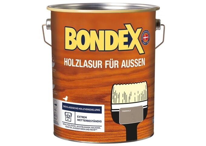 Bondex Bondex Holzlasur für Außen 4,00 L Treibholz