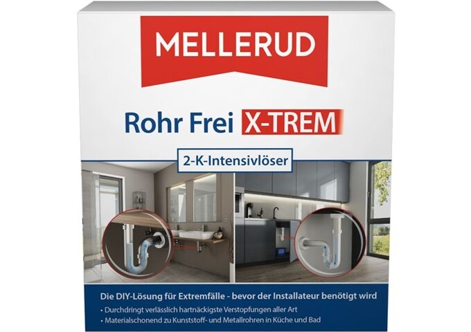 Mellerud Rohr Frei X-TREM 2 x 0,5 L 2-K-Intensivlöser