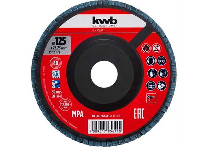 KWB Schleifmop KORUND D125 K40
