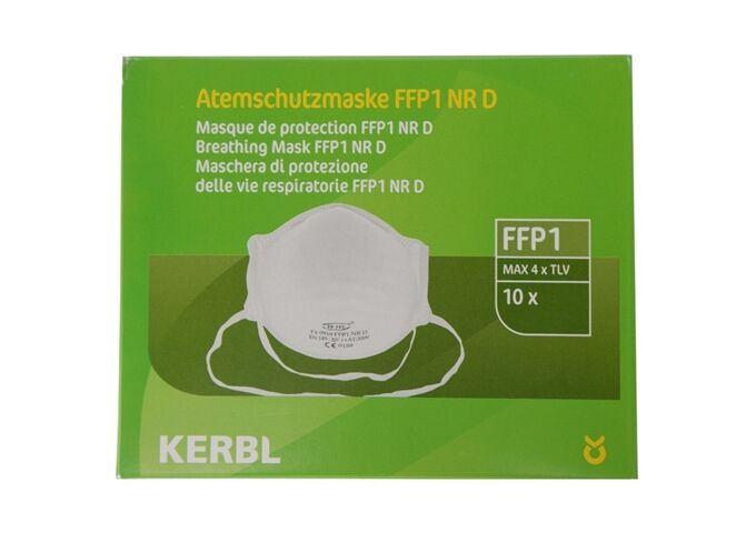 Kerbl Feinstaubmaske FFP1 10er Pack