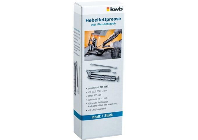 KWB Hebel-Fettpresse mit Schlauch