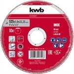 KWB EXPERT Trennscheibe SPARPACK D125x1,0mm, 10 St