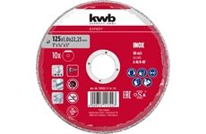 KWB EXPERT Trennscheibe SPARPACK D125x1,0mm, 10 St