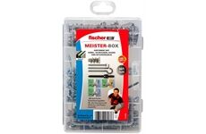 Fischer Meister-Box GK  + Schrauben & Haken, 100-tlg.