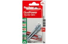 Fischer DUOPOWER 10x50 WH K 2 Stück