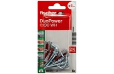 Fischer DUOPOWER 6x30 WH K 6 Stück