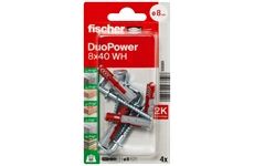 Fischer DUOPOWER 8x40 WH K 4 Stück