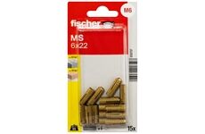 Fischer Messingdübel MS 6X22 K SB-Karte (15St.)