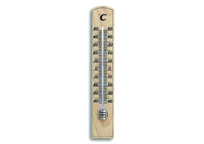 TFA Thermometer, Holz Buche 206 x 34 mm, 47 g