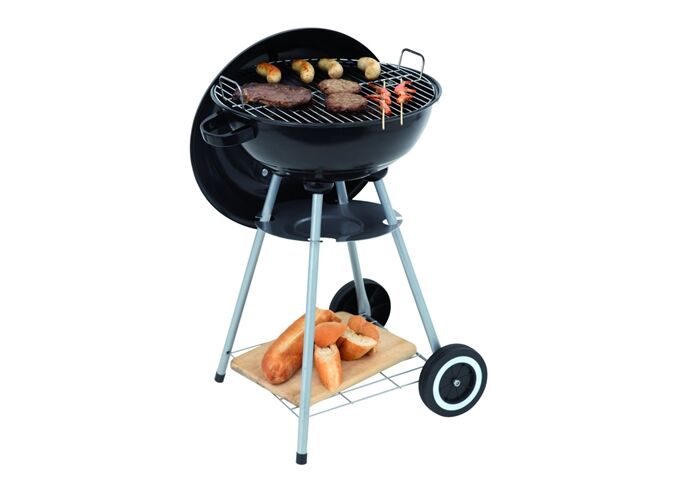 Tepro Kugelgrill Key West schwarz/silber,41,5 cm Ø