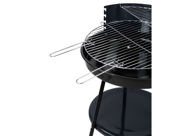 Tepro Rundgrill Highland schwarz, Grillfläche 48,5 cm Ø