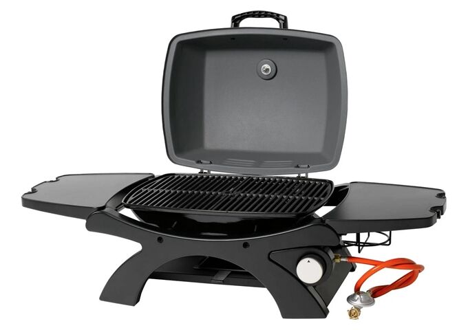 Tepro Tisch-Gasgrill Abington 1-Brenner, mit Seitenablag