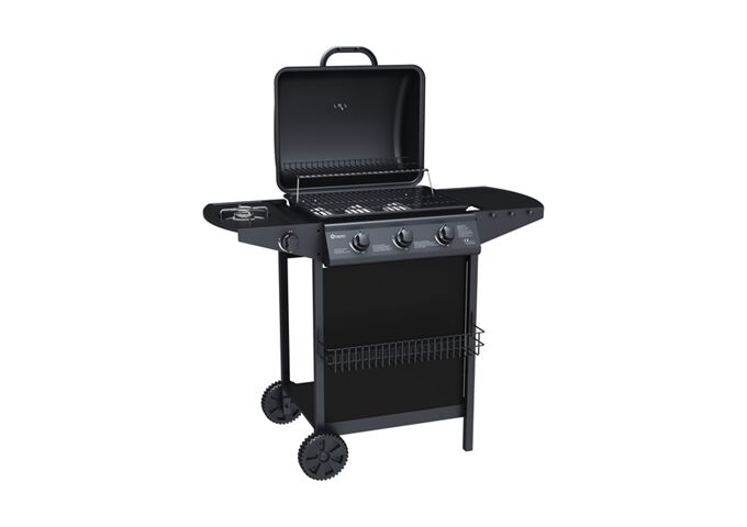 Tepro Gasgrill Hampton, 3-Brenner mit Seitenkocher