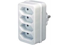 Brennenstuhl Adapterstecker Schuko - 4xEuro