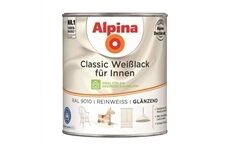 Alpina Classic Weißlack für Innen, GL Reinweiß, RAL 9010