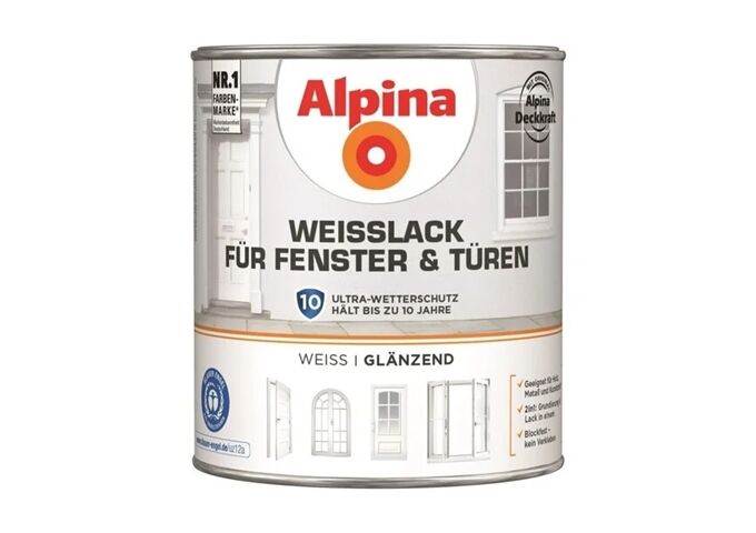 Alpina Weißlack für Fenster & Türen GL2 L