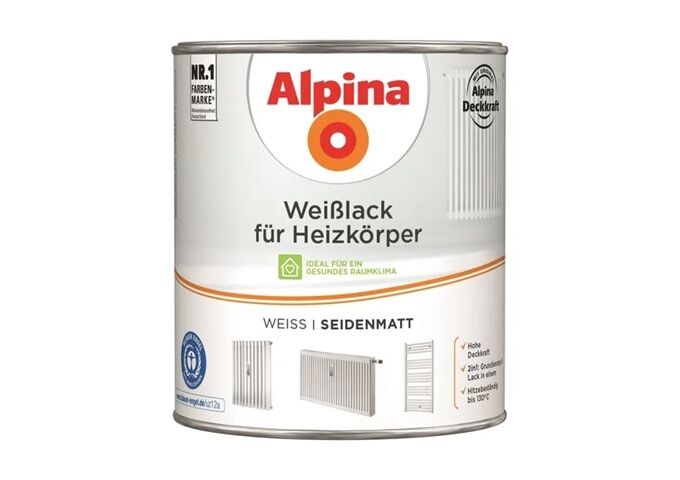 Alpina Weißlack für Heizkörper SM 2 L