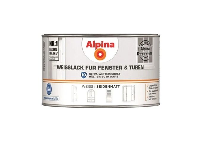 Alpina Weißlack für Fenster & Türen SM300 ml