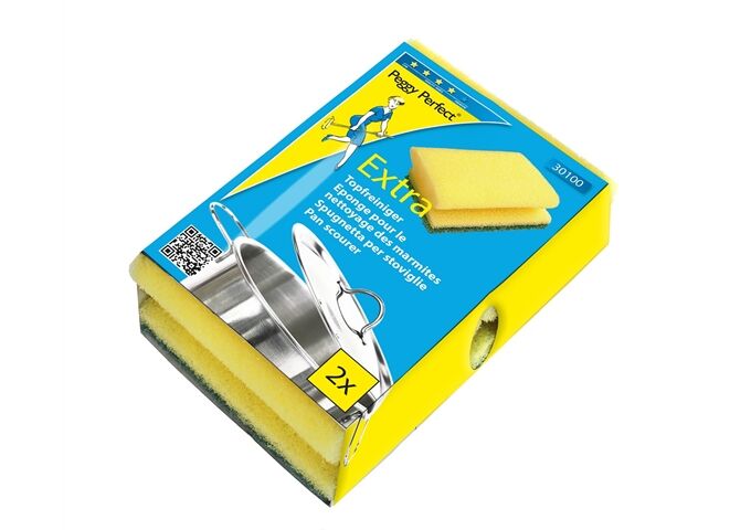 Peggy Perfekt Topfreiniger EXTRA mit Griff 2er Pack