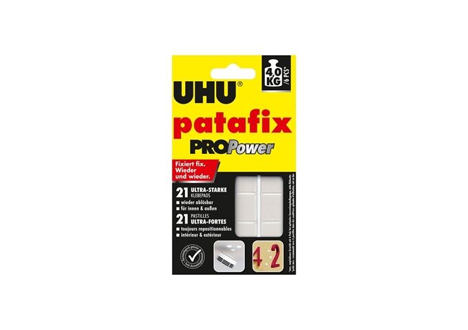 UHU patafix ProPower 21 Stück weiß