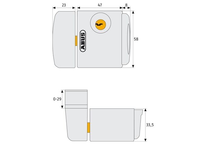 Abus Fenstersicherung FTS3003 W EE0253 SB