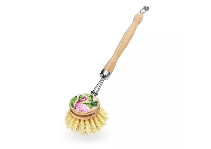 Peggy Perfekt Spülbürste Holz Naturfiber Design Flamingo
