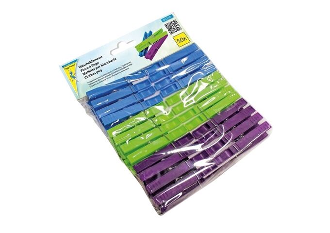 Peggy Perfekt Wäscheklammer Kunststoff 50er PACK
