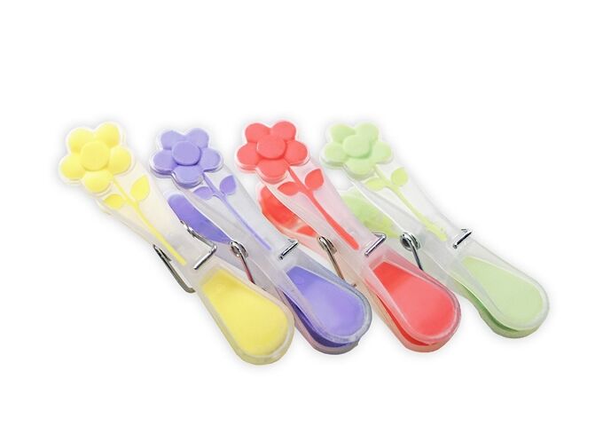 Peggy Perfekt Wäscheklammern Sunflower gummiert,12er Pack