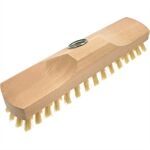 Peggy Perfekt Schrubber Holz, Gewinde, Kunstfiberborsten
