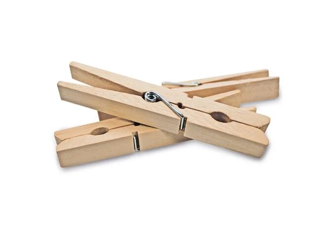 Peggy Perfekt Wäscheklammer Holz 50er Pack