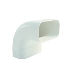 Marley Winkel 90° senkrecht für Flachkanal150x80, weiß