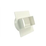 Marley Adapter Flachkanal 110x54, Rohranschl. Ø 100, weiß