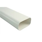 Marley Flachkanal 150 x 80 mm, Anschl. 125, 100 cm lang,