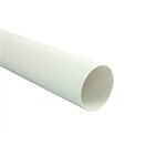 Marley Rundrohr weiß, Ø 100 mm Außen Ø 104mm, 100 cm