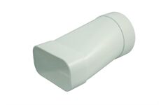 Marley Übergangsstück für Flachkanal 150x80, RA Ø 125mm,