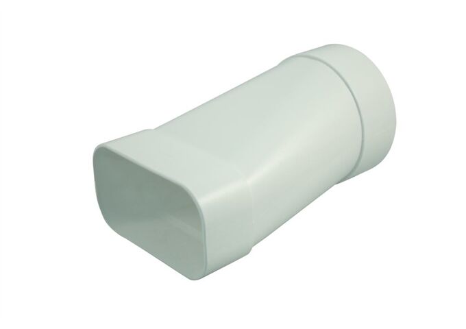 Marley Übergangsstück für Flachkanal 150x80, RA Ø 125mm,