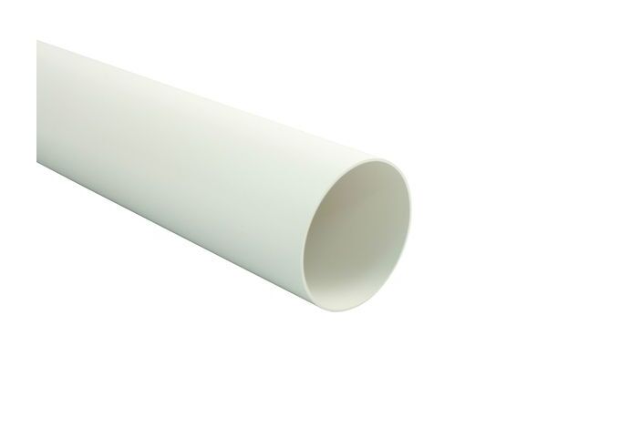 Marley Rundrohr weiß, Ø 150 mm Außen Ø 154mm, 100 cm