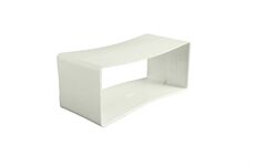 Marley Verbinder für Flachkanal 220 x 90 mm, weiß