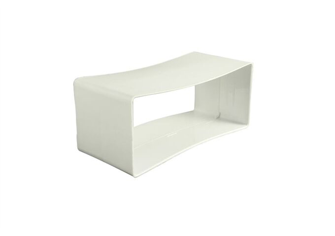 Marley Verbinder für Flachkanal 220 x 90 mm, weiß