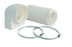 Marley Umlenkstück FlaKa m.Schlauch 50cm,Ø 100mm, 2 Schel