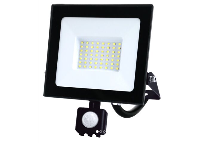 Blulaxa LED Flutlicht IP44 50W 4300lm NW BWM einstellbar