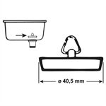 Cornat Ventilstopfen 40,5 mm