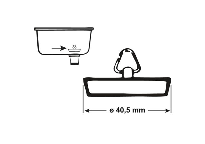 Cornat Ventilstopfen 40,5 mm