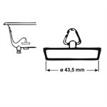 Cornat Ventilstopfen 43,5 mm