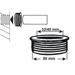  Zwillings-HT-Gumminippel 32/40